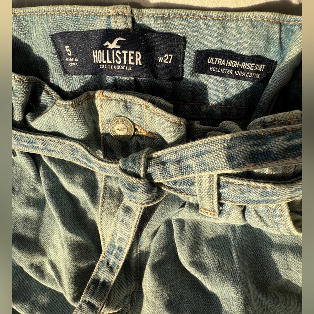 Hollister skirt denim size 5